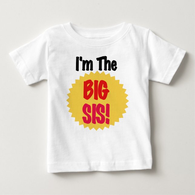 Camiseta De Bebé Soy el Gran Sis (Anverso)