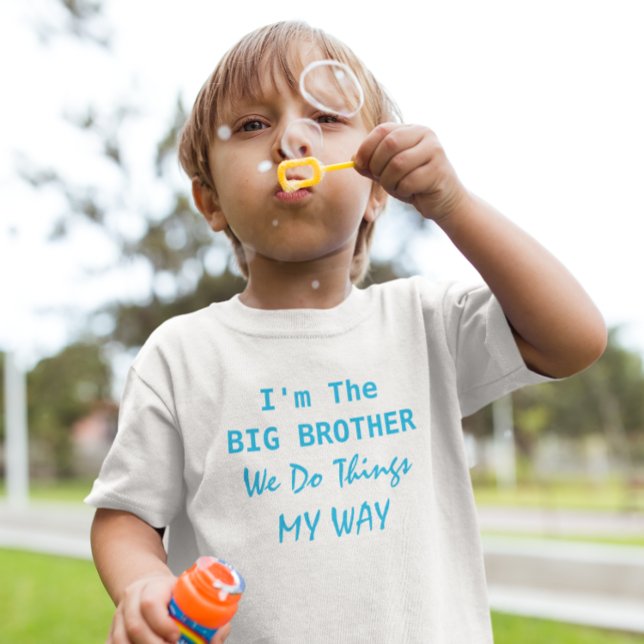 Camiseta De Bebé Soy el hermano mayor (Subido por el creador)