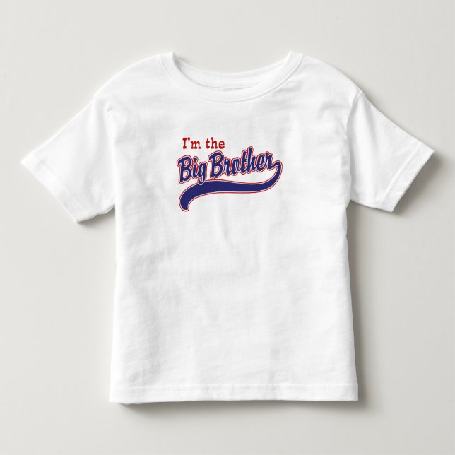 Camiseta De Bebé Soy el hermano mayor (Anverso)