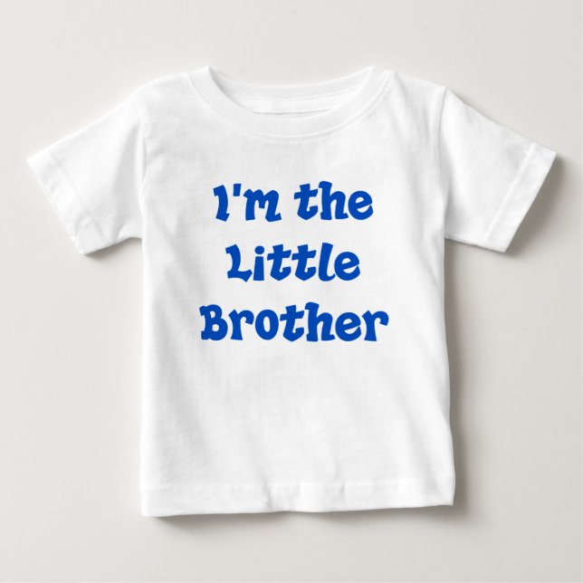 Camiseta De Bebé Soy el Hermano Pequeño (Anverso)