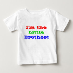 Camiseta De Bebé Soy el hermano pequeño