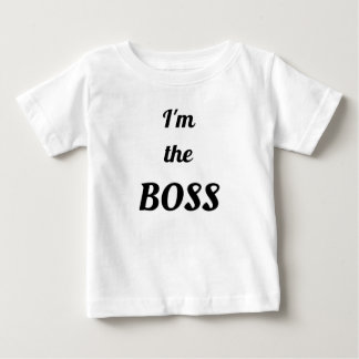 Camiseta De Bebé Soy el jefe