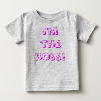 Camiseta De Bebé ¡Soy el jefe!