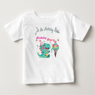 Camiseta De Bebé Soy el Jefe de Cumpleaños