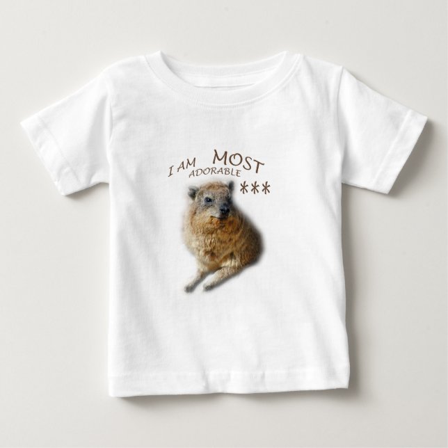 CAMISETA DE BEBÉ SOY EL MÁS ADORABLE (Anverso)