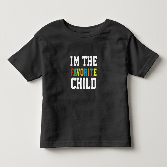 Camiseta De Bebé Soy el niño favorito (Anverso)