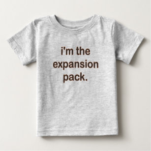 Camiseta De Bebé Soy el paquete de la extensión (Bn/Bk)