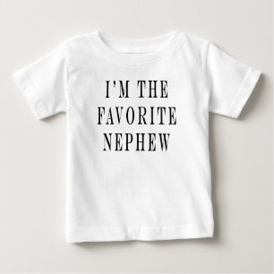 Camiseta De Bebé Soy el sobrino favorito ,sobrino divertido,soy el 
