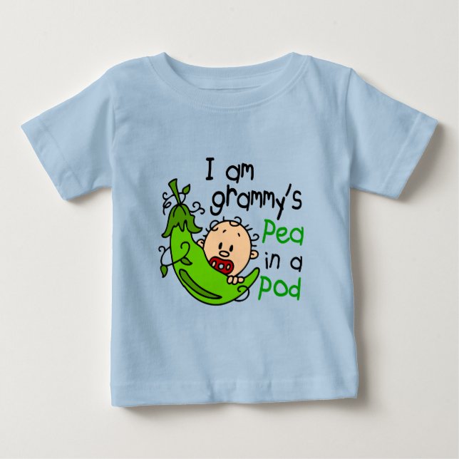 Camiseta De Bebé Soy el té de Grammy en un potro (Anverso)