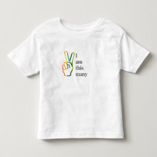 Camiseta De Bebé Soy estos muchos