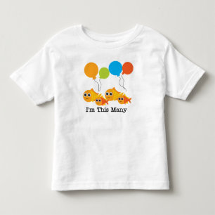 Camiseta De Bebé Soy estos Muchos-Cuatro