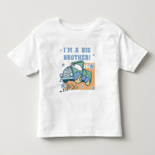Camiseta De Bebé Soy Gran Hermano - Camiones y regalos