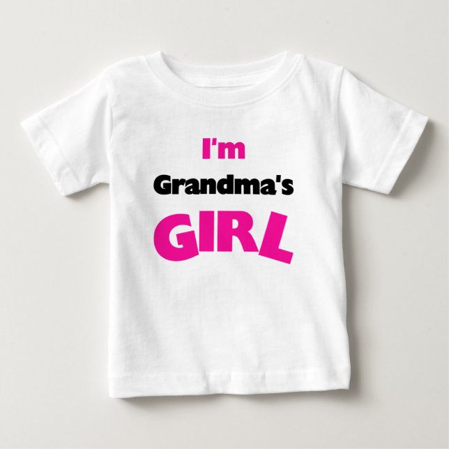 Camiseta De Bebé Soy la Chica de la Abuela (Anverso)