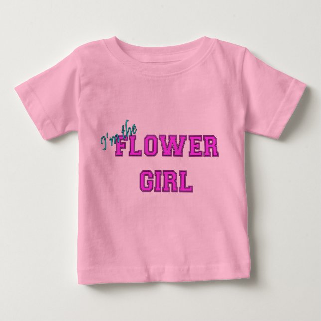 Camiseta De Bebé Soy la chica flor (Anverso)