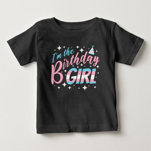 Camiseta De Bebé Soy la Cumpleañera (Anverso)