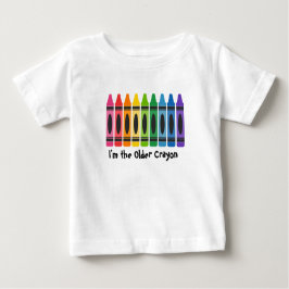 Camiseta De Bebé Soy la familia de los niños mayores de Crayon que 