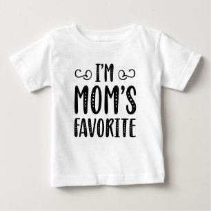 Camiseta De Bebé Soy la favorita de mamá