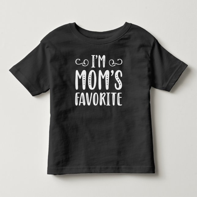 Camiseta De Bebé Soy la favorita de mamá (Anverso)