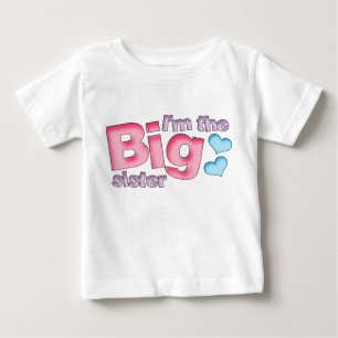 Camiseta De Bebé Soy la hermana grande