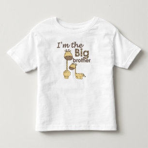 Camiseta De Bebé Soy la jirafa del hermano mayor