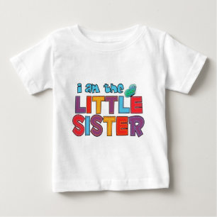 Camiseta De Bebé Soy la mariposa de la hermanita