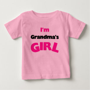 Camiseta De Bebé Soy la niña de la abuela