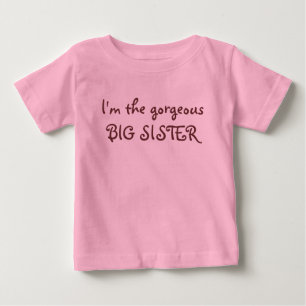 Camiseta De Bebé Soy la preciosa HERMANA GRANDE