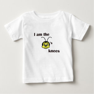 Camiseta De Bebé "Soy las rodillas de la abeja" Humor