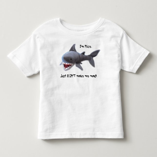 Camiseta De Bebé Soy Niza. ¡, Apenas no me haga enojado! (Anverso)