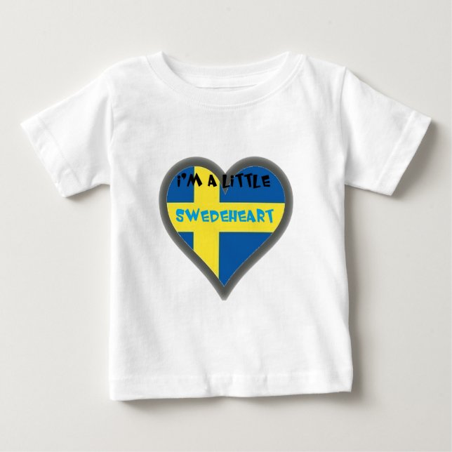 Camiseta De Bebé Soy ropa de un bebé de Lttle Swedeheart (Anverso)