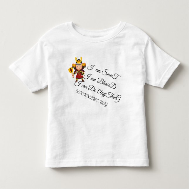Camiseta De Bebé Soy SmaT Soy BlesseD Puedo hacer AnyThinG (Anverso)