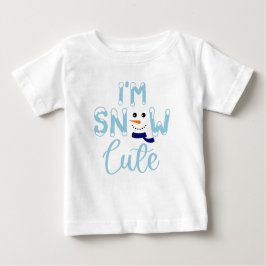 Camiseta De Bebé Soy Snow Cute