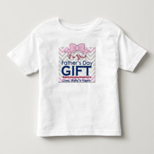 Camiseta De Bebé Soy su presente divertido del papá del regalo el