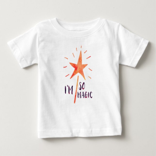 Camiseta De Bebé Soy tan Chicas mágicos Toddler Ruffle T Shirt (Anverso)