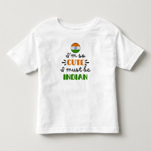 Camiseta De Bebé Soy tan linda que debo ser india
