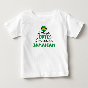 Camiseta De Bebé Soy tan linda que debo ser jamaiquina