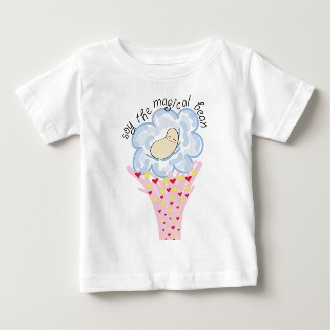 Camiseta De Bebé soy the magical bean (Anverso)