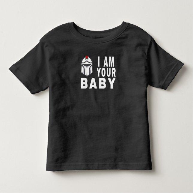 Camiseta De Bebé Soy tu bebé y, soy tu padre,coincidente  (Anverso)