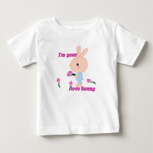 Camiseta De Bebé Soy tu conejo favorito (Anverso)