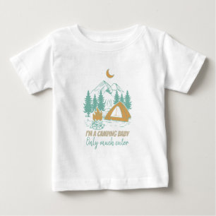Camiseta De Bebé Soy un bebé de camping - Camping de casamentación 