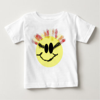 Camiseta De Bebé ¡Soy un bebé de la sol! Blanco