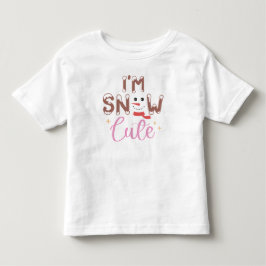 Camiseta De Bebé Soy un bebé dulce de nieve.