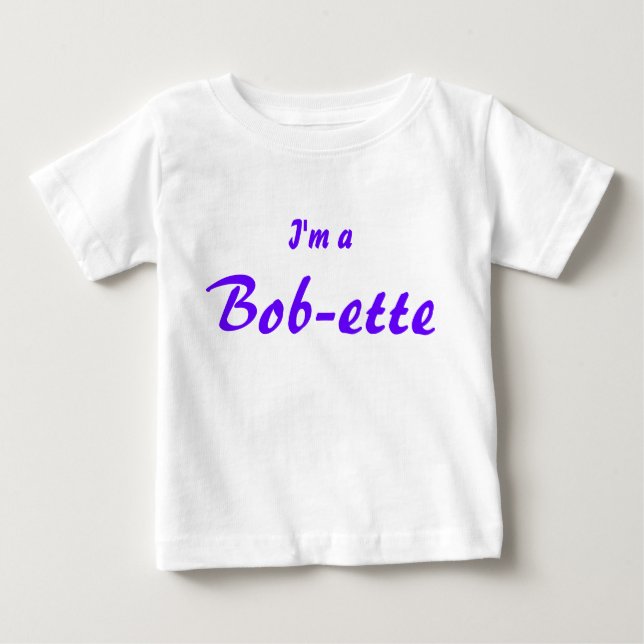 Camiseta De Bebé Soy un Bob-ette (Anverso)