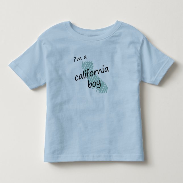 Camiseta De Bebé Soy un chico de California (Anverso)