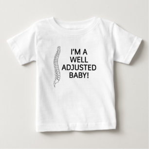 Camiseta De Bebé Soy un chiro bien ajustado de la quiropráctica de