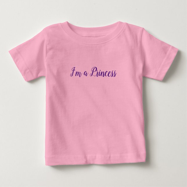 Camiseta De Bebé Soy un eslogan de la princesa (Anverso)