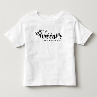 Camiseta De Bebé Soy un guerrero no una princesa Toddler Shirt