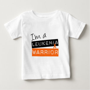 Camiseta De Bebé Soy un GUERRERO v2 de la leucemia