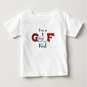 Camiseta De Bebé Soy un mini niño del golf