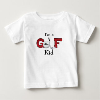 Camiseta De Bebé Soy un mini niño del golf